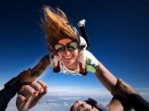 Skydiving Girl Photo By David Bengtsson National Geographic Your Shot