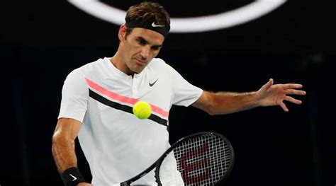 Roger Federer Smokes Two Handed Backhand During Practice Watch Video