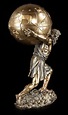 Atlas Figure with Globe to open - Veronese Statue greek God | eBay