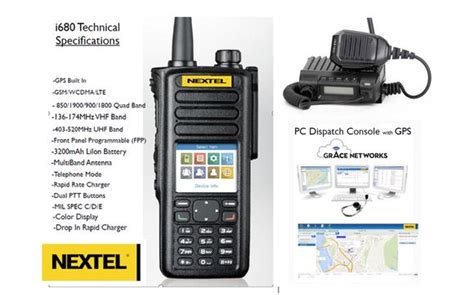 Nextel Nationwide Push To Talk Gps Track By Grace Communications