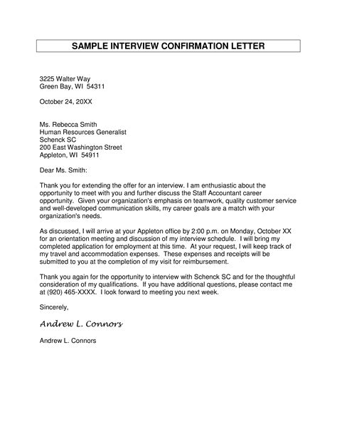 Job Appointment Confirmation Letter How To Write A Job Appointment
