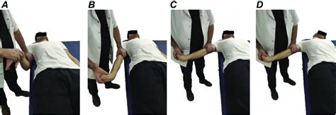 Radial Nerve Mobilization Technique A Physiotherapist Holds The