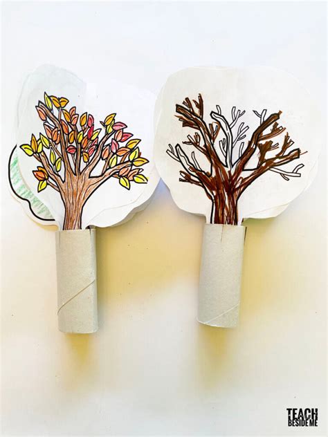 Four Seasons Tree Craft For Preschool Teach Beside Me
