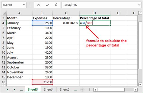 Formula For Percentage Of Total In Excel Online Tutorials Library