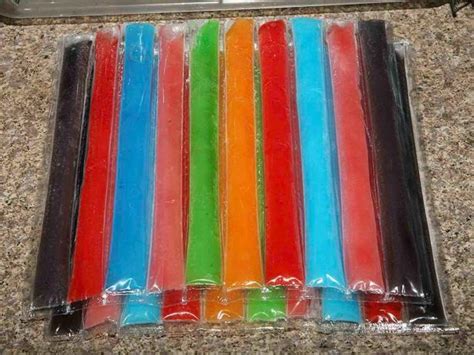What Do You Call Those Plastic Tubes Of Colorful Ice Fn Dish