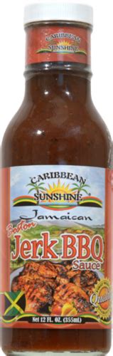 caribbean sunshine® jamaican boston jerk bbq sauce 12 fl oz fry s food stores