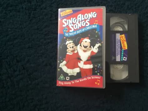 Disney S Sing Along Songs The Twelve Days Of Christmas Vhs