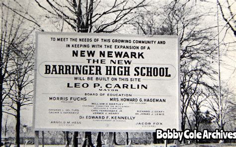 Site Of The New Barringer High School 1962 High School Newark New