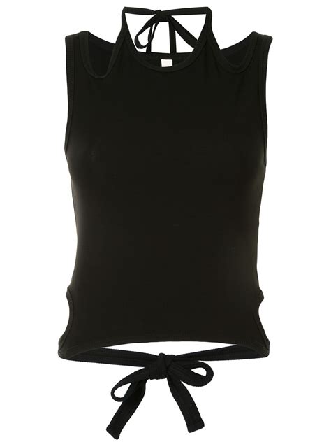 Dion Lee Double Tie Halterneck Top Farfetch