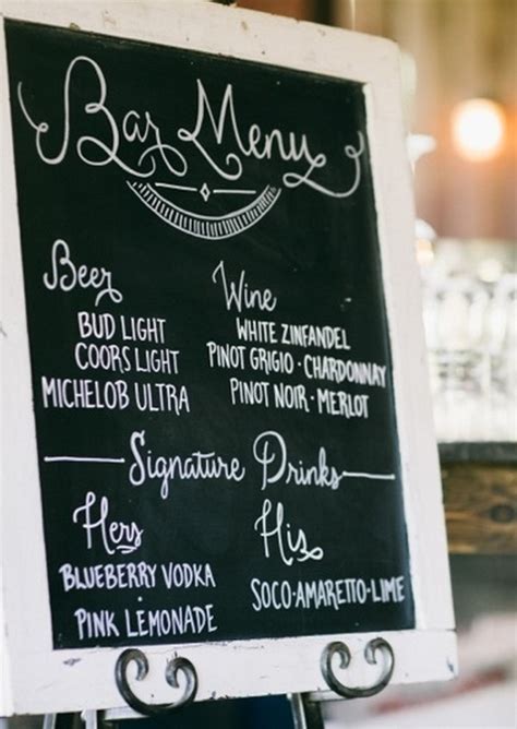 20 Chic Rustic Chalkboard Wedding Sign Ideas Page 2 Of 2