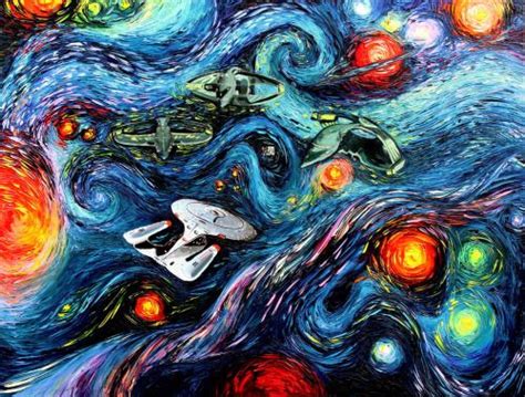 Turecepcja Star Trek Art Space Artwork Art