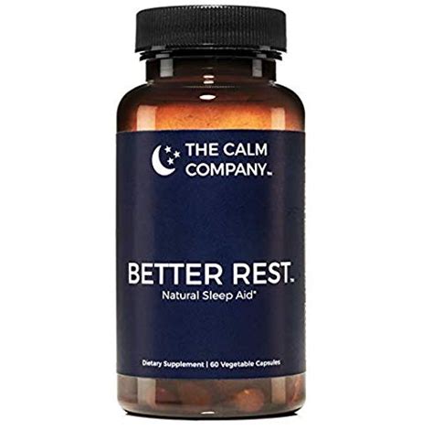 Better Rest Natural Sleep Aid For Adults Safe Effective Non Habit Forming Herbal Sleeping