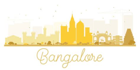 Bangalore India Skyline Illustrations Royalty Free Vector Graphics