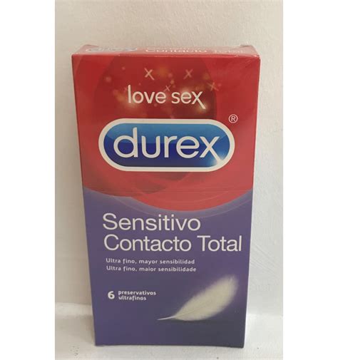 Durex Sensitivo Contacto Total Preservativos 6 Unidades Farmacia Del