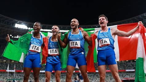Tokyo Olympics Italy Wins 4x100 Relay Gold In Athletics Sports News