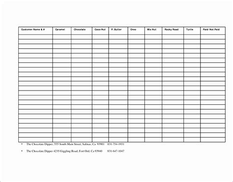 Fundraising Template Excel