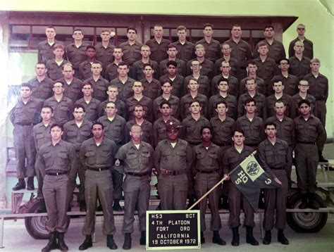 1970-79 Fort Ord, CA - 1972,Fort Ord,H-5-3,4th Platoon - The Military