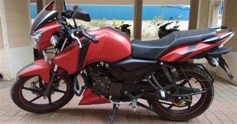 tvs apache rtr 160 matte red 2019 used 2019 model tvs apache rtr 160 4v for sale in chennai