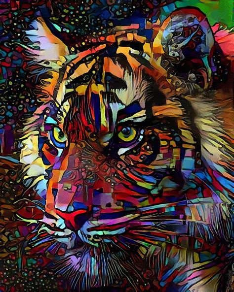 Pin By S Mah On Art Artful Animals ️ Colorful Animal Paintings