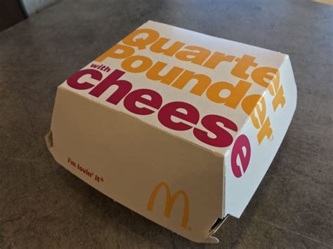 Quarter Pounder With Cheese Mcdonald S Uk Price Review