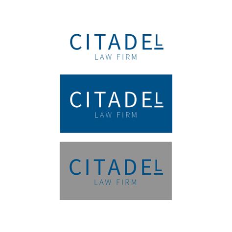 Professional Elegant Legal Logo Design For Citadel Law Firm By
