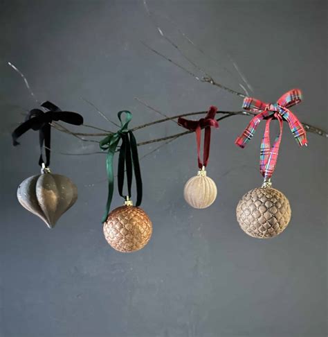 How To Make Textured Christmas Ornaments High End Dupes Amy Sadler