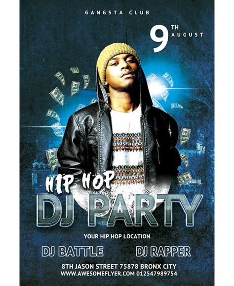 23 Hip Hop Flyer Templates Word Psd Publisher Free And Premium