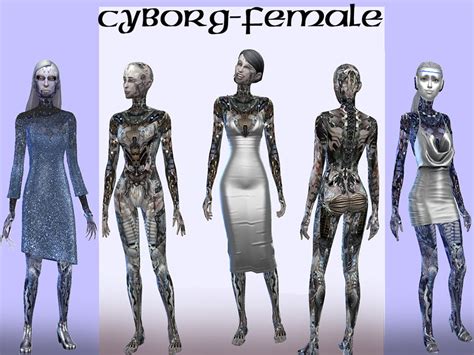 The Sims Resource Set Cyborg Skinton And Mask