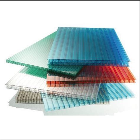 Blue Polycarbonate Multiwall Hollow Sheet 6 Mm At Rs 40 Square Feet In Chennai