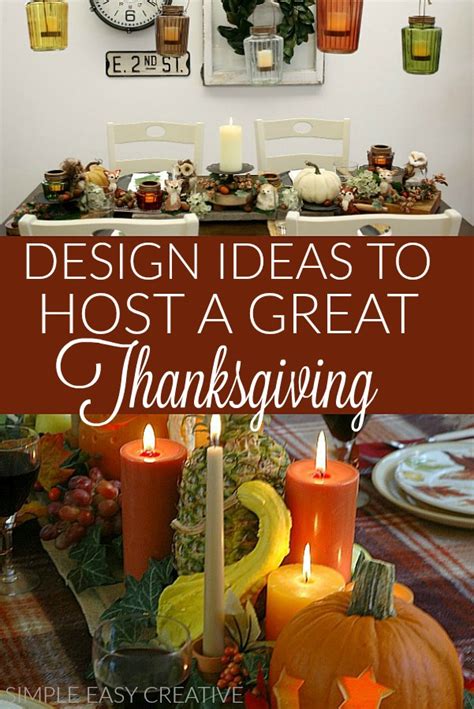 design ideas for hosting a great thanksgiving hoosier homemade