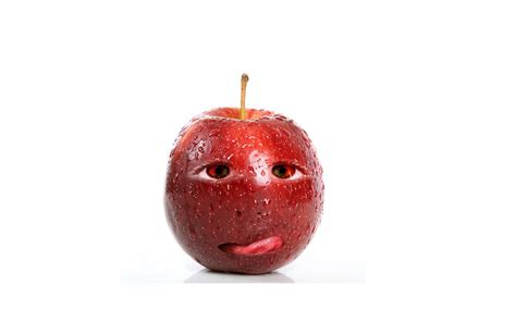 Funny Apple Face Hd Wallpaper Hd Latest Wallpapers