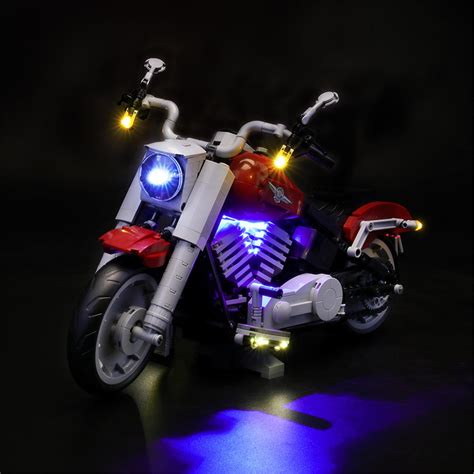 LIGHTAILING Lighting Kit For Harley Davidson Fatboy Building Blocks