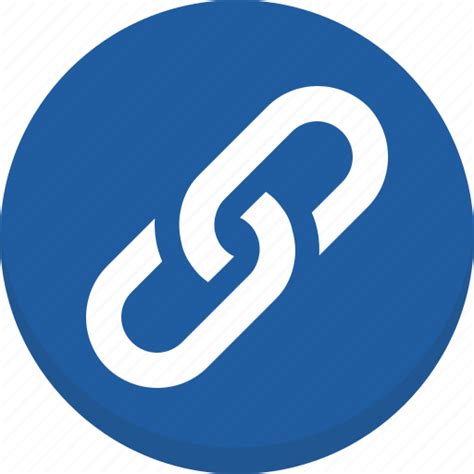 Chain link, hyperlink, link, linked website, web link icon
