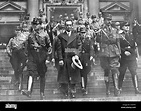 Karl Ernst, Joseph Goebbels and August Wilhelm of Prussia in front of ...