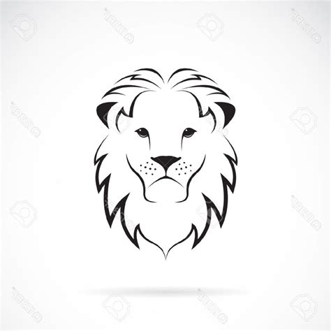 Simple Lion Face Drawing At Explore Collection Of