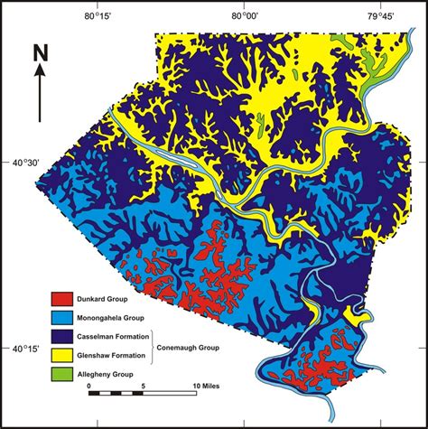 Geologic Map Of Pennsylvania Maps Database Source Sexiz Pix