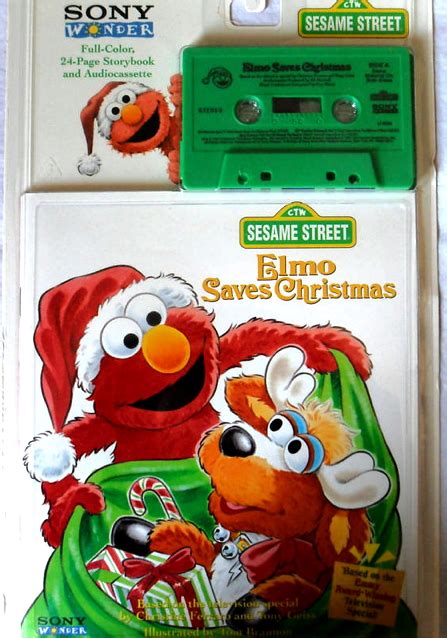 Elmo Saves Christmas Book And Tape Muppet Wiki Fandom