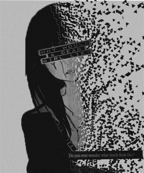 35 Latest Aesthetic Depressed Anime Girl Black And White Mesintaip Buruk