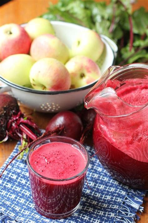 Apple Beet Juice Kitchen Frau Apple Juice Recipe Juicing Recipes