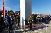 ANZAC Day ceremony at Ataturk Memorial in Breaker Bay Miramar ...