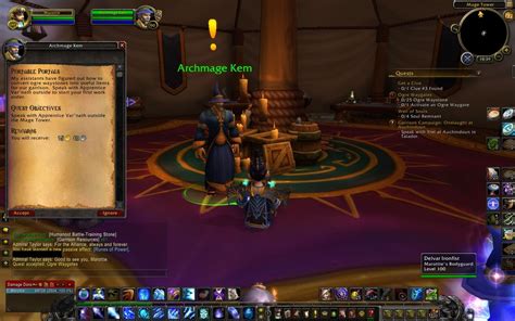My main is an alliance bm hunter, i just finished loremaster of draenor, most garrison quests/events plus dungeons (& raids since reaching lvl 50). Draenor Garrison Mage Tower - World of Warcraft Questing and Achievement Guides