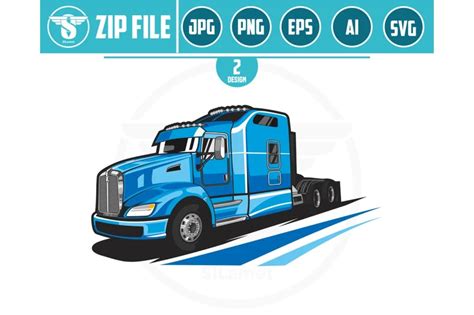 Trucking Semi Truck Head Graphic By Sllametdesigns · Creative Fabrica