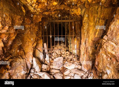 Mine Shaft Entrance At The Mammoth Consolidated Gold Mine Inyo