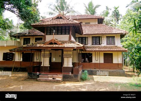 Village House Kerala India Stock Photo Alamy
