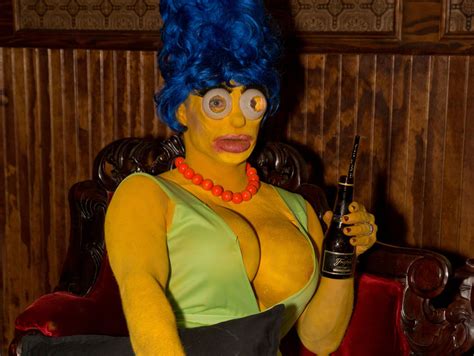 Heres The Story Behind Colton Haynes Sexy Marge Simpson
