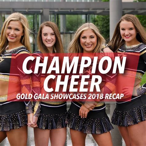 champion cheer all stars showcase recap 2018 cheerupdates