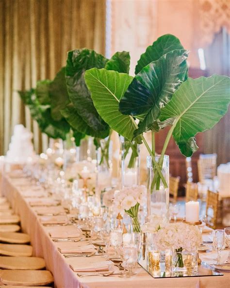 Tropical Centerpieces Wedding Floral Centerpieces Beach Wedding Decorations Wedding Themes