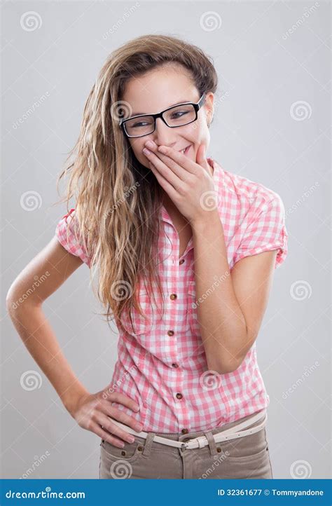 Young Woman Having A Laugh Stock Image Image Of Caucasian 32361677