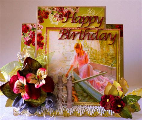 Adriana Bolzon Ab Inspirations Happy Birthday Card Megs Garden