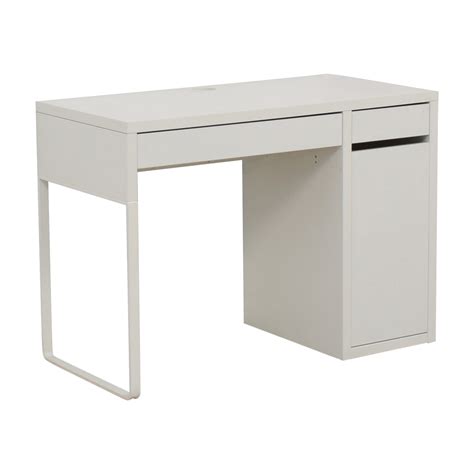 140x60x73 cm white stained oak effect/white. 64% OFF - IKEA IKEA White Desk / Tables